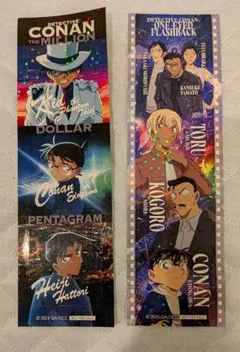 最終価格　名探偵コナン セブンイレブン限定特典 ホログラムステッカー　2種類