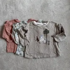 ベビー服　トップス3点セット　NEXTベビー　ユニコーン　ピンク6~9ヶ月