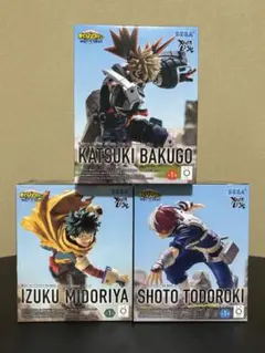 【匿名配送】xrosslink 緑谷出久 爆豪勝己 轟焦凍 3体セット　ヒロアカ