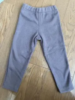 グレー リブ編み レギンス サイズ100