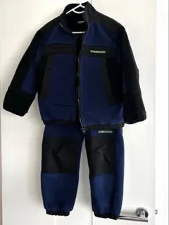 XLARGE KIDS フリース セットアップ 110cm 上下セットネイビー