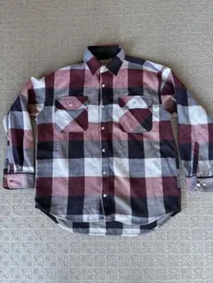 アウトドア チェック柄 長袖シャツ