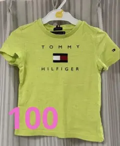 【トミーヒルフィガー】グリーン　Tシャツ　104