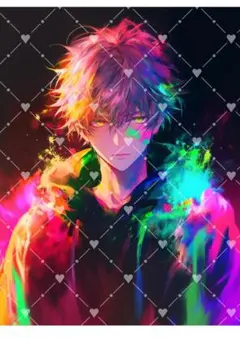 3769色に溶けるステッカー