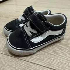 Vans ベビースニーカー ブラック/ホワイト　12.5cm