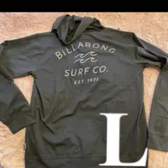 最新！BILLABONG メンズLパーカー 水陸両用ストレッチ素材・UVカット