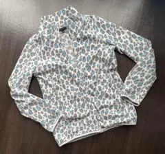 ヒョウ柄　マイクロフリースジャケット L