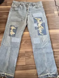 Levi's 70s 684 ブーツカット 42TALON リメイクデニム - メルカリ