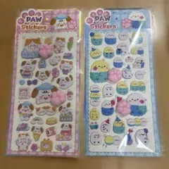 肉球シール　犬　猫　インコ　2枚セット ②