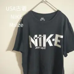 USA古着 NIKE ブラック Tシャツ Mサイズ JUST DO IT