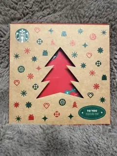 Starbucks クリスマスプレート 赤のサムネイル