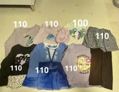 キッズ服スパンコールTシャツ110cm女の子