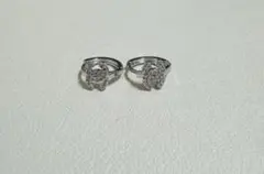 シャネル フープ ピアス CCマーク シルバー