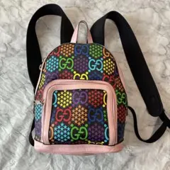 レア　グッチ バックパック マルチカラー