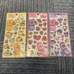 平成はっぴーフォン　サンリオ　3枚セット