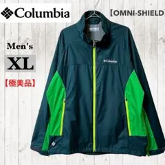 美品✨Columbia ナイロンジャケット XL 撥水コロンビア グリーン