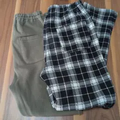 お値引き不可　ベルメゾン　裏シャギーパンツ　130 2点