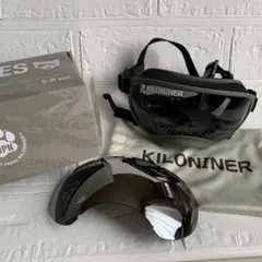 KILONINER シグネチャーゴーグル グレー ミラーレンズUVカット 美品