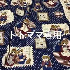 カントリーパネル柄生地