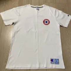 Champion チャンピオン Tシャツ 白ティー バックプリント ワンポイント
