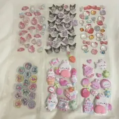 正規品 ボンボンドロップシール　マイメロ　クロミ　キティ（A7サイズ）