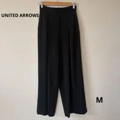 新品未使用　UNITED ARROWSタッグワイドパンツ黒　M