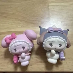 【匿名配送】mikko×サンリオ　シークレットマスコット　マイメロ・クロミセット