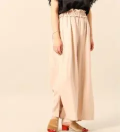ウエストフリルイージーパンツ　ミスティック　スローブイエナ　スピックアンドスパン