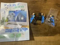 ディスプレイ　清掃員　ブルー社　3個セット