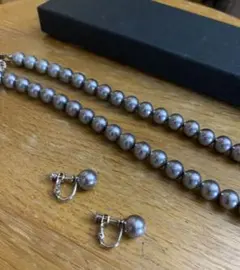 貝パール　ネックレス イヤリング セット