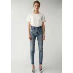 moussy MVS SKINNYスキニーデニム 23インチ ブルー