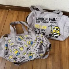 ミニオン　ボストン型ショルダーバッグ2点