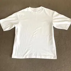 エアリズムコットン オーバーサイズＴシャツ/5分袖 Mサイズ ホワイト２枚セット