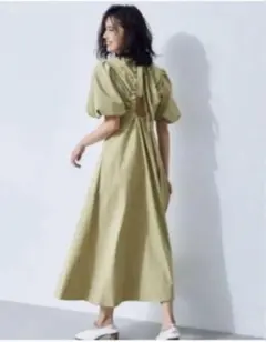 美品★FRAY I.Dバックドローストリングワンピース