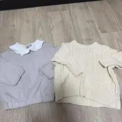 ZARA ベビー 襟付きニット12-18ヶ月 86cm SERAPH ニット80