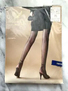 新品☆クリスタルバックシーム　編みパンスト