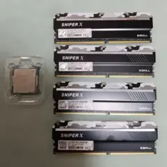 CPU　i3 8100 メモリ　DDR4 3200　8GB×4枚　32GB