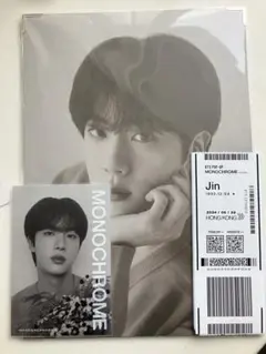 ニ*シ様 BTS Jin monochrome premium photo