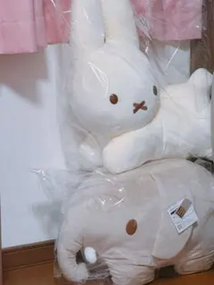 タイトーくじ♡Bluna♡ミッフィー♡特大サイズぬいぐるみ♡うさぎ♡ゾウ