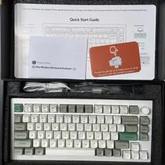 Keychron Q1 Max 茶軸 ホワイト US配列 パームレスト付き