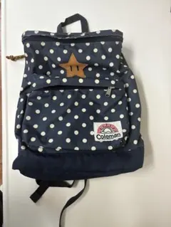 Coleman 水玉模様 リュック