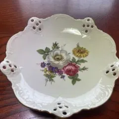 マイセン 花柄 四角い皿 陶磁器製 - メルカリ