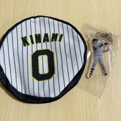 阪神タイガース 木浪聖也選手 アクリルキーホルダー ポーチ