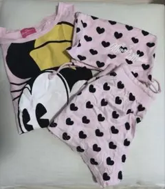 ミニーマウス パジャマセット ピンクのサムネイル