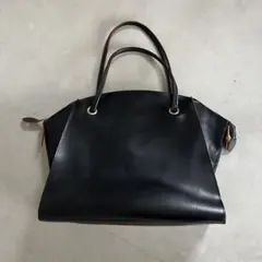 コムデギャルソン　ブラックレザー　ドクターバック　黒　本革