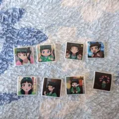 アニメキャラクター ステッカーセット 8枚