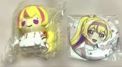アイカツ　DMMスクラッチ　ハナ　フィギュア　缶バッチ
