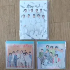 【公式】Snow Man メモ帳3個セット（2021年、2022年、2023年）