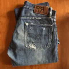 RRL ダメージ リペア 加工 デニム 32x32 DOUBLE RL - メルカリ