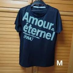 GIRAUDM 半袖Tシャツ ブラック×水色のサムネイル